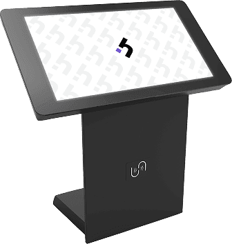 Vue officielle de la pupitre tactile TOMA