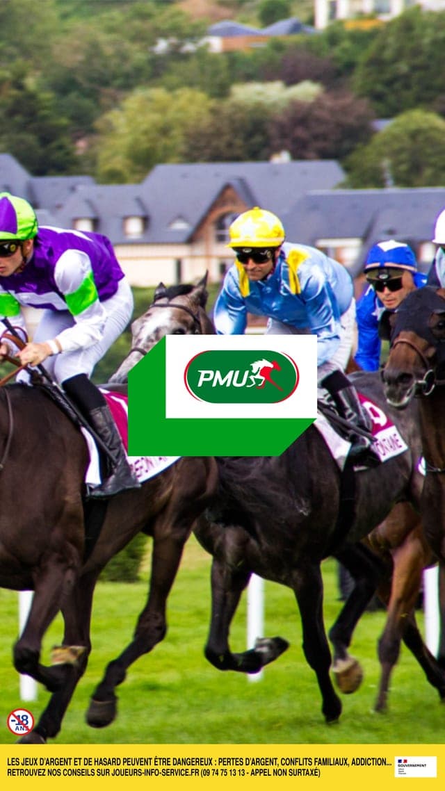Visuel PMU / courses hippiques pour buraliste